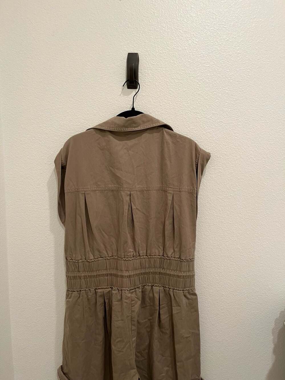 FARM Rio Cotton Utility Jumpsuit in Olive Green - Picture 11 of 15